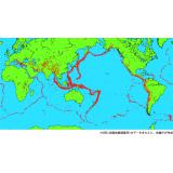 世界の地震分布