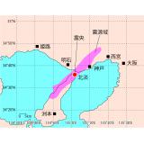 兵庫県南部地震の震央と地表へ投影した震源域