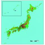 日本列島における活断層の分布
