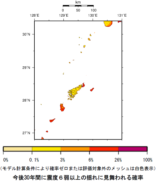 確率論的地震動予測地図（鹿児島県）